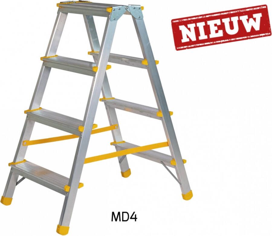Maxall Huishoudtrap Dubbele Trap 2 x 5 treden