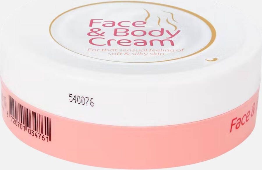 Maxbrands Marketing Face & Body cream 75 ml Gezichts- en lichaamscrème Bloemengeur Huidcrème Vegan