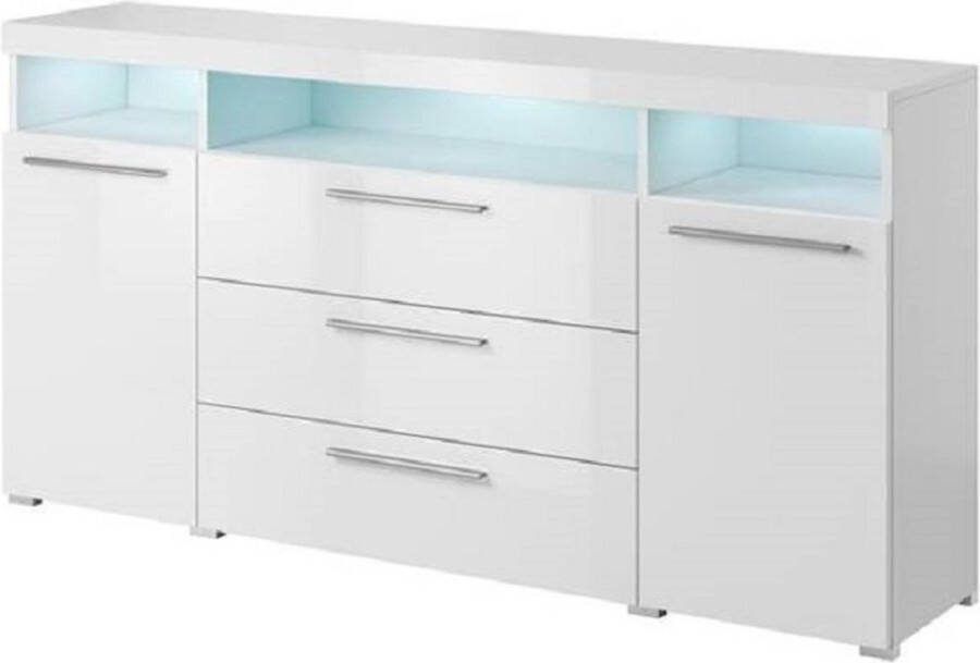 INOSIGN Dressoir India breedte 182cm moderne dressoir met 2 deuren 3 lades combikast