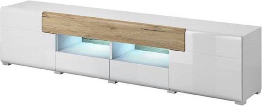 INOSIGN Tv-meubel Toledo breedte 209 cm modieuze TV-kast met decoratief freeswerk