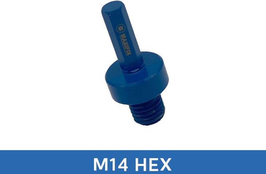 Maxifix Tegelboor Diamantboor Droog Adapter M14 Naar HEX