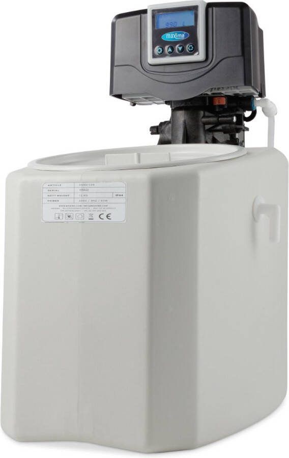Maxima Automatische Waterontharder Ontkalker 7 L Hars Digitaal Display