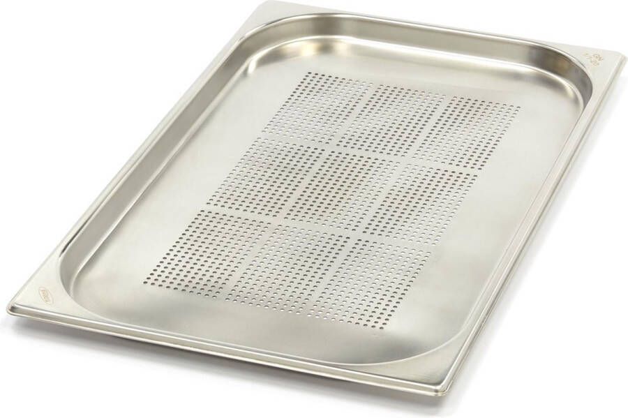 Maxima Gastronorm Bak 1 1 GN 2 cm Diep RVS Geperforeerd GN Bakken
