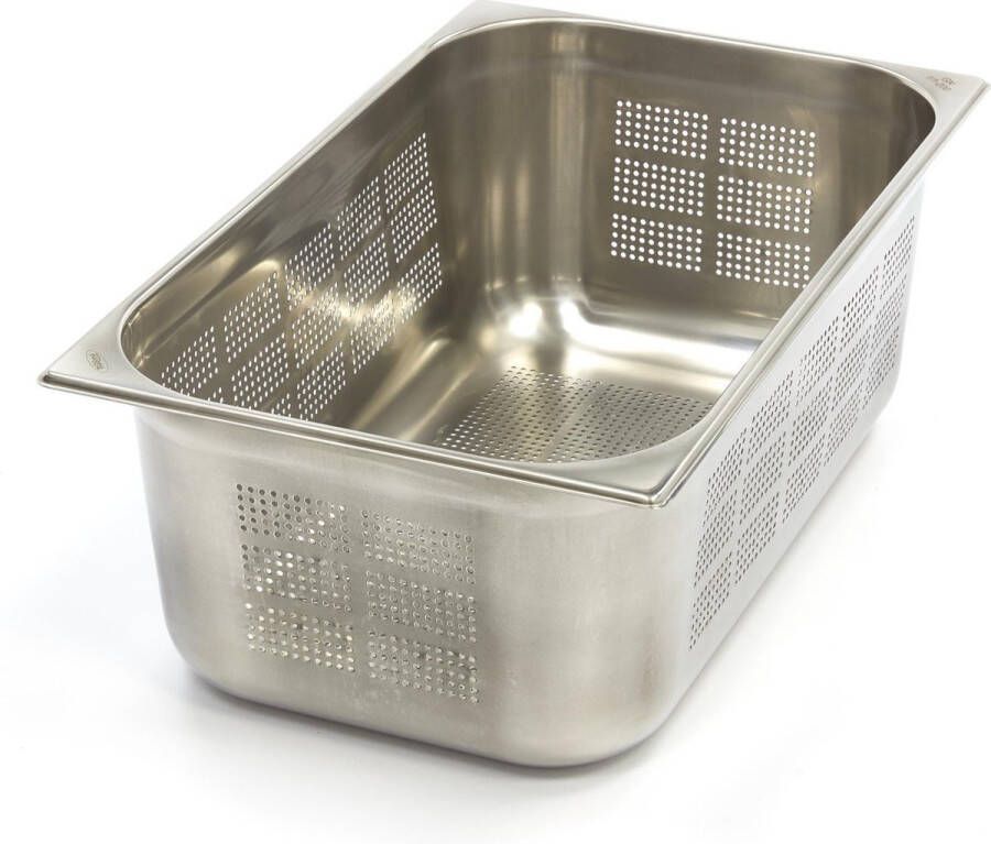 Maxima Gastronorm Bak 1 1 GN 20 cm Diep RVS Geperforeerd GN Bakken