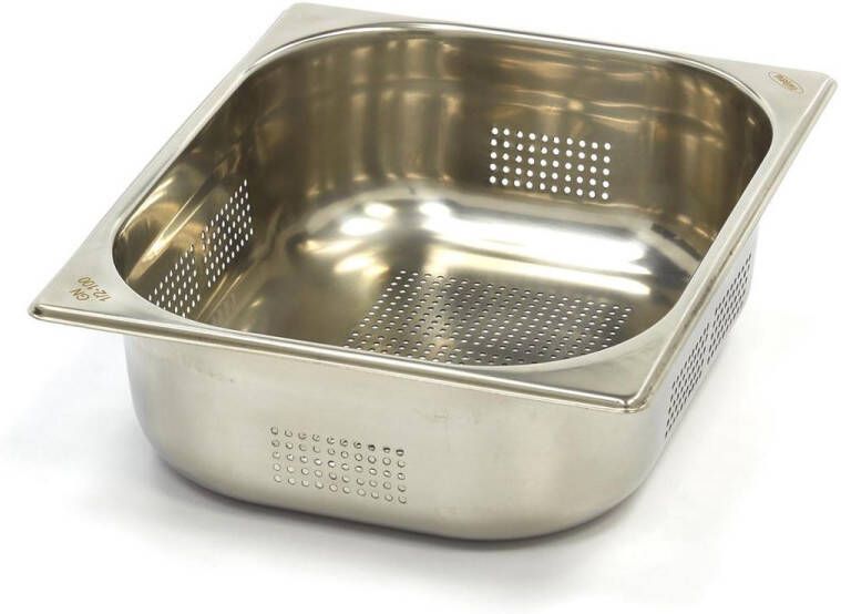 Maxima Gastronorm Bak 1 2 GN 10 cm Diep RVS Geperforeerd GN Bakken