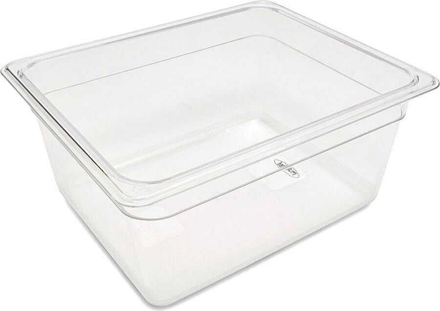 Maxima Gastronorm Bak 1 2 GN 15 cm Diep Polycarbonaat