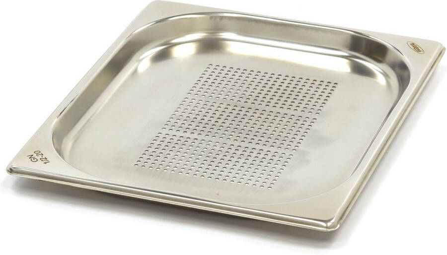 Maxima Gastronorm Bak 1 2 GN 2 cm Diep RVS Geperforeerd GN Bakken