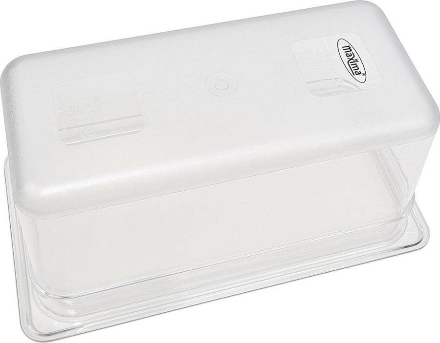 Maxima Gastronorm Bak 1 3 GN 15 cm Diep Polycarbonaat