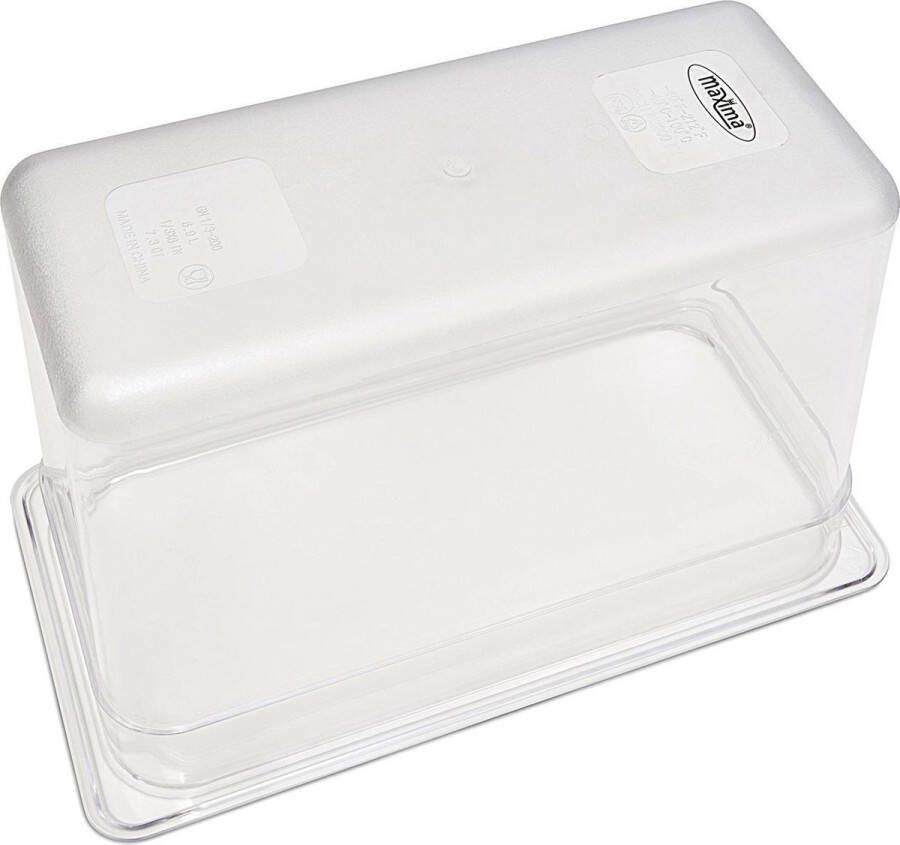 Maxima Gastronorm Bak 1 3 GN 20 cm Diep Polycarbonaat