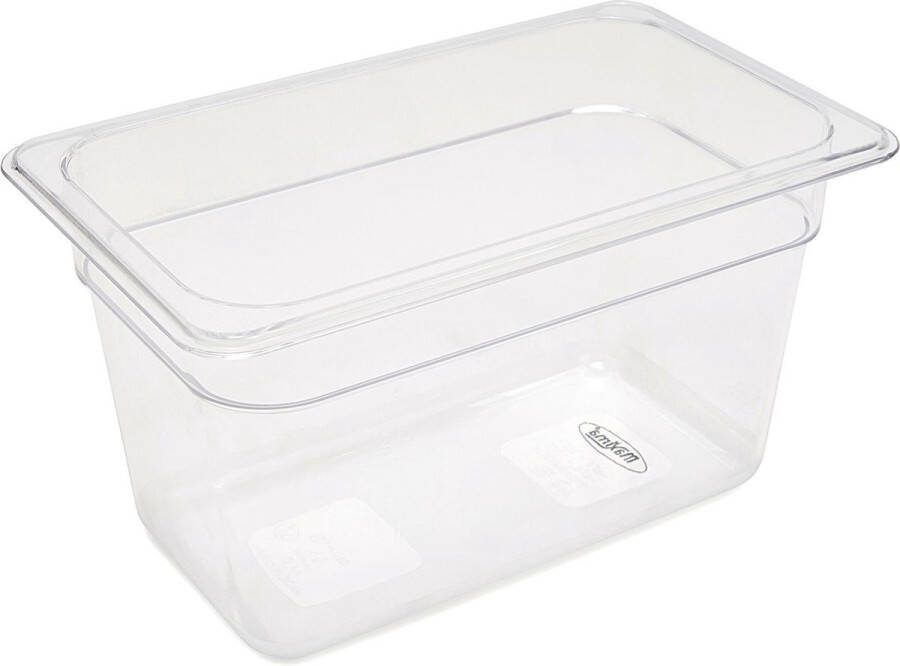 Maxima Gastronorm Bak 1 4 GN 15 cm Diep Polycarbonaat