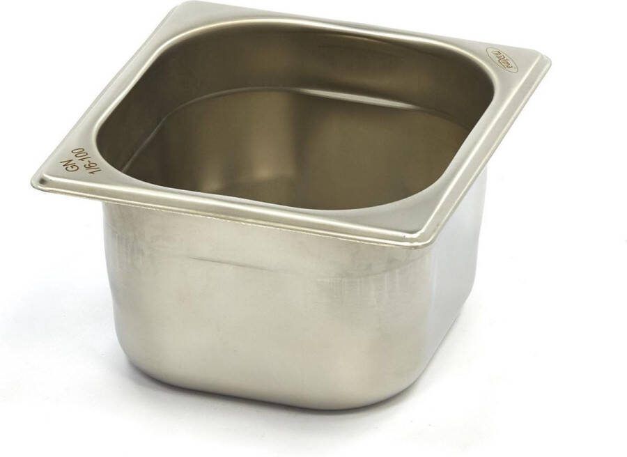 Maxima Gastronorm Bak 1 6 GN 10 cm Diep RVS GN Bakken