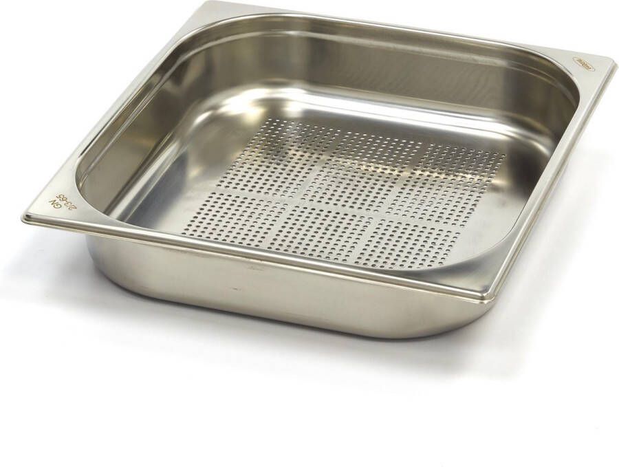 Maxima Gastronorm Bak 2 3 GN 6 5 cm Diep RVS Geperforeerd GN Bakken