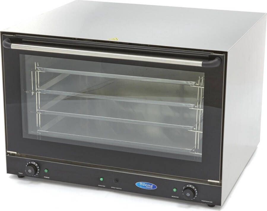 Maxima Heteluchtoven Stomen 4 Bakplaten (60 x 40 cm) Ingebouwde Timer