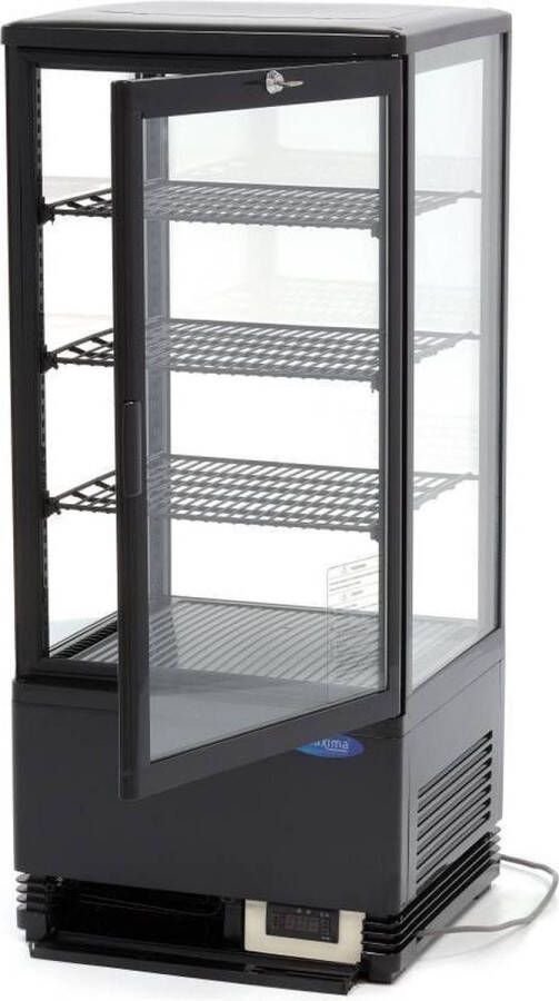 Maxima Mini Koelvitrine 78 L 43 cm Unieke Koelcyclus Professionele Koel Vitrine Koeler Koelkast