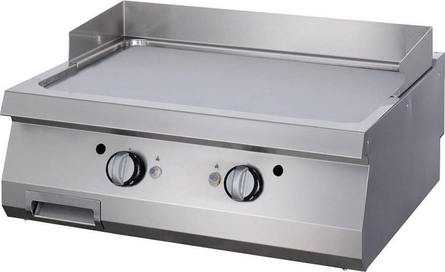 Maxima Premium Grillplaat Glad Chroom Dubbel 90 cm Diep Elektrisch