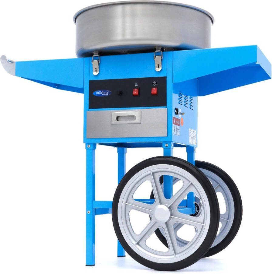 Maxima Suikerspinmachine – Ø 52 cm – Blauw – met Onderstel