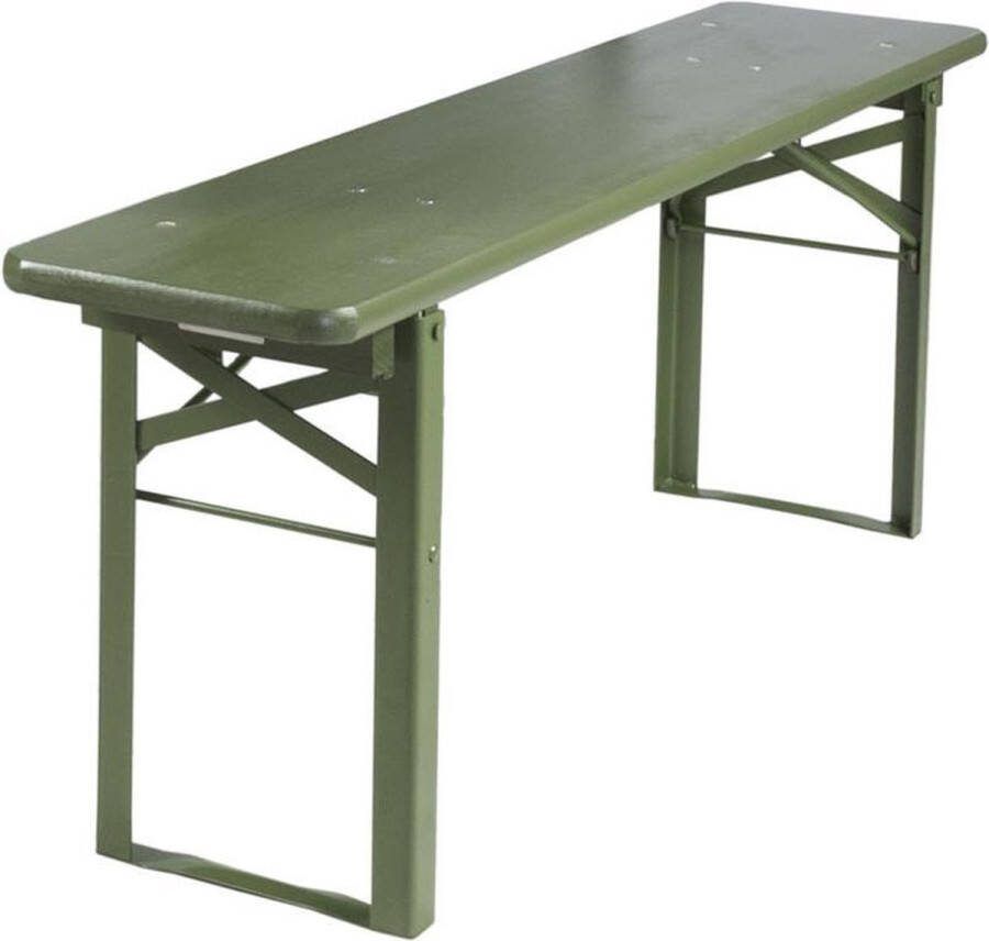 MaximaVida Inklapbare Bierbank Berlijn 120 X 25 Cm Olijfgroen Fsc Hout
