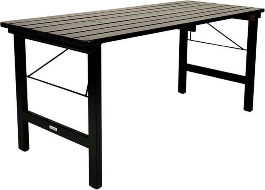 MaximaVida inklapbare picknicktafel Riga 200 x 70 cm blackwash FSC vurenhout