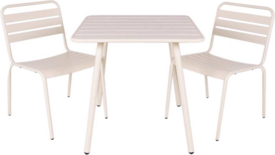 MaximaVida Metalen Tuinset Max Ivoor 80 Cm