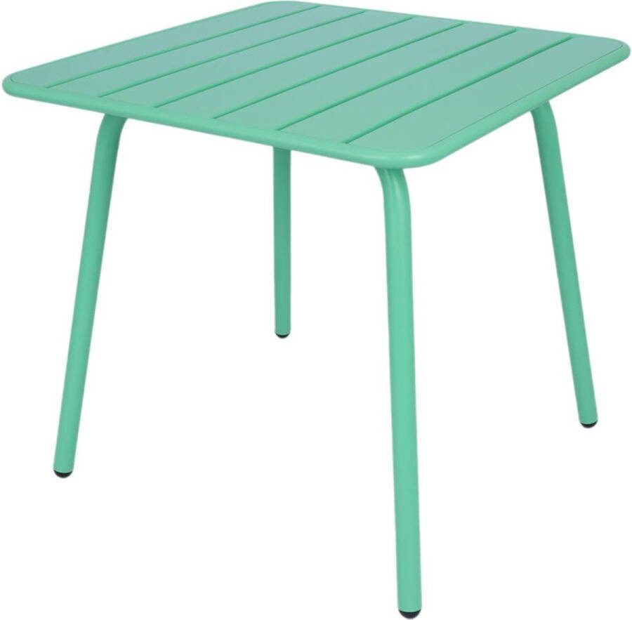 MaximaVida Metalen Vierkante Tuintafel Max 80 X 80 Cm Cactus