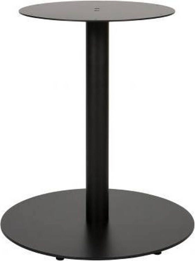 MaximaVida ronde metalen tafelpoot Portland zwart extra zware 34 kilo uitvoering