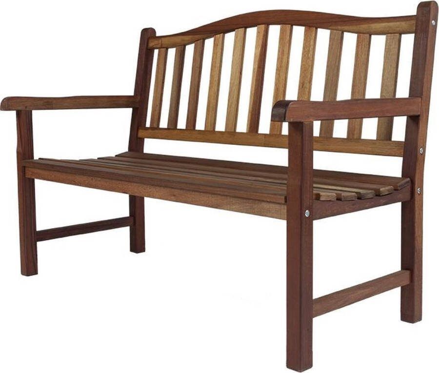 MaximaVida tuinbank Rainbow 130 cm geolied uit exclusief mahoniehout