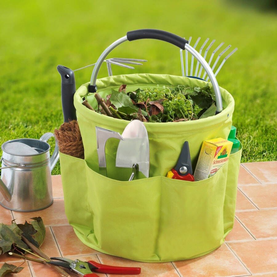 Maximex Draagmand voor tuingereedschap XL groen
