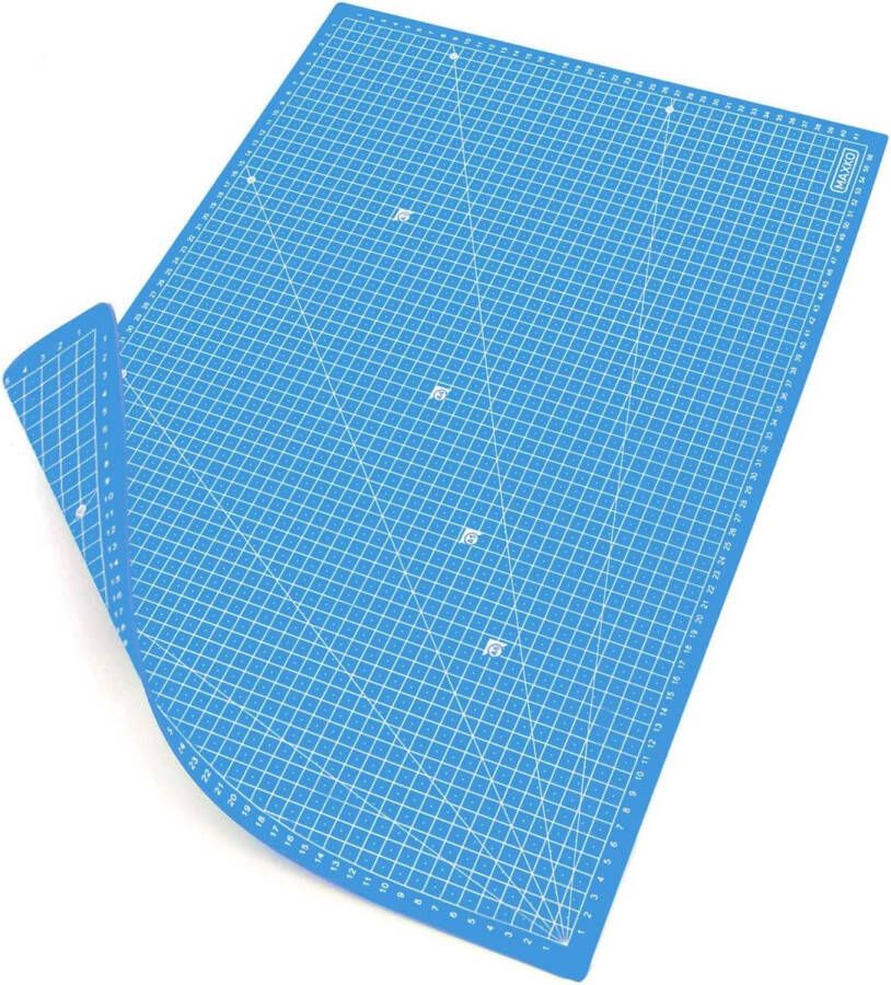 MAXKO Snijmat A2 (60 x 45 cm) blauw