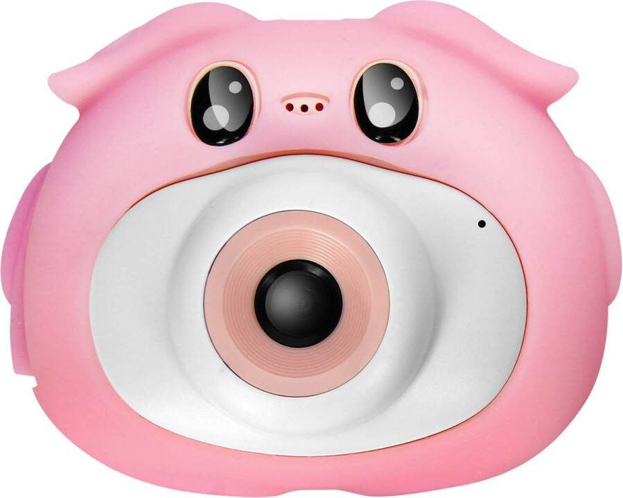 MaXlife MXKC-100 Digitale Kindercamera Schokbestendig Fototoestel voor Kinderen Vlog Camera USB Oplaadbaar Roze