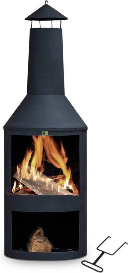 MaxxGarden Fenix Terrashaard Tuinhaard Sfeerhaard 45 x 134cm