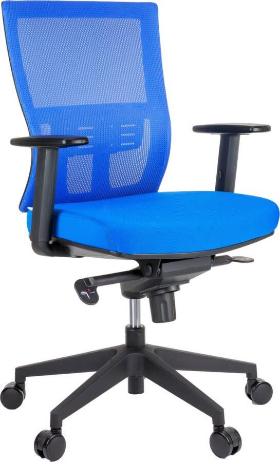 MaxxHome Luxe Mesh Ergonomische Bureaustoel High-end Laag Blauw