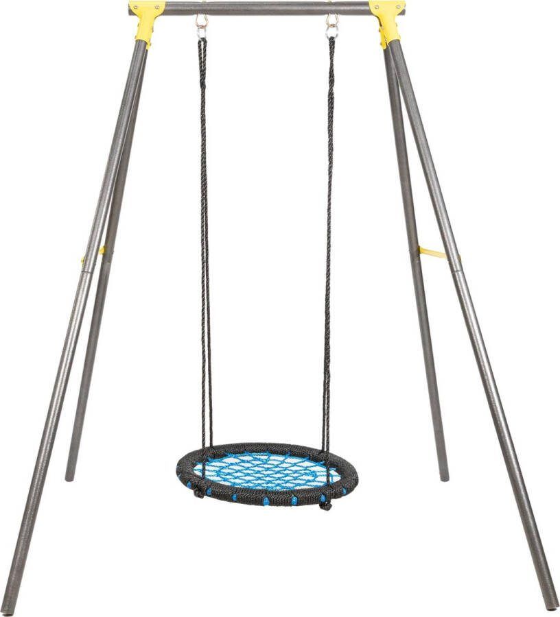 MaxxToys MaxxGarden Schommelset Nestschommel mand groen grijs