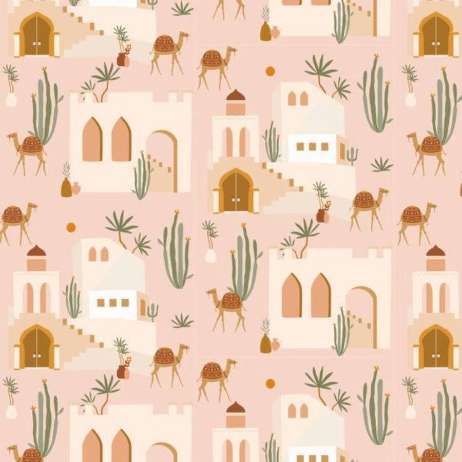 MayandFay Vliesbehang May and Fay Oasis Pink