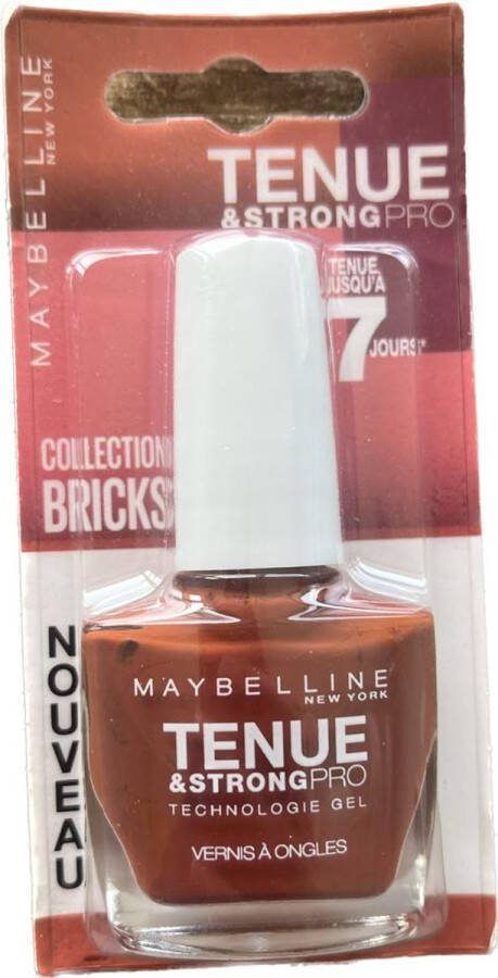 Maybelline New York Halt & Strong Pro Technology Gel Nail Polish 908 Globetrotter 10ml