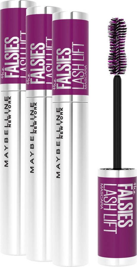 Maybelline 3x The Falsies Lash Lift Mascara 01 Black Zwart