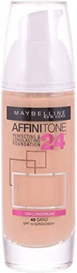 Maybelline Affinitone 24 h Foundation SPF19 SUNSCREEN- 40 FAWN 30ML