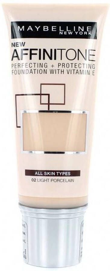 Maybelline Affinitone Foundation 02 Light Porcelain