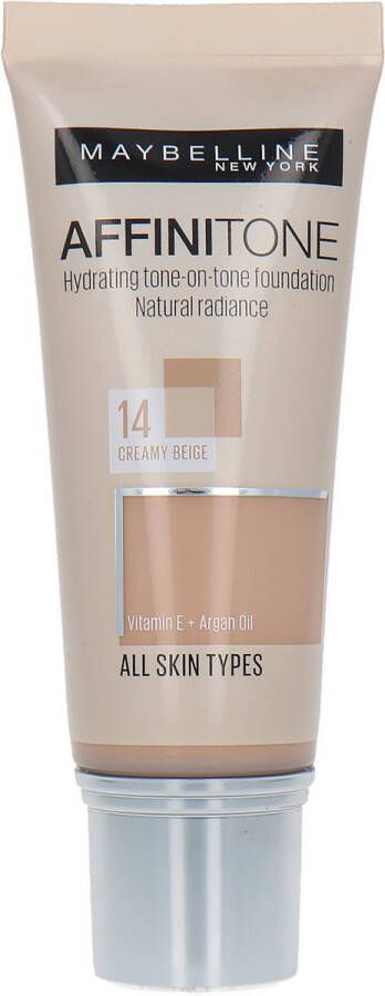 Maybelline Affinitone Foundation 14 Creamy Beige