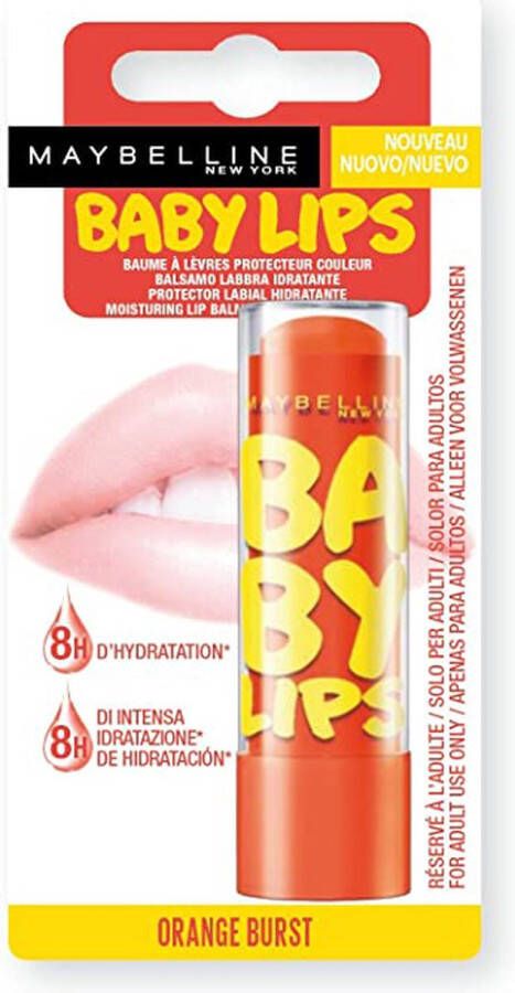 Maybelline Baby Lip Lipbalm Orange Burst (2 stuks)