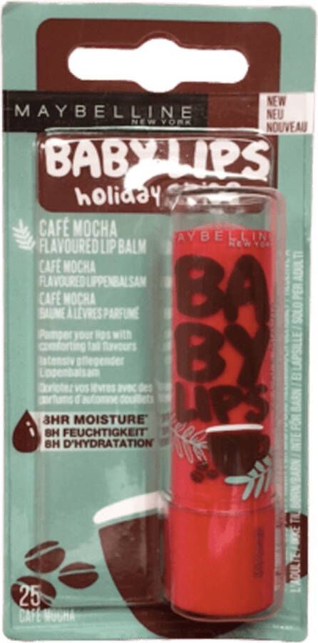 Maybelline Baby Lips Holiday Spice 25 Cafe Mocha