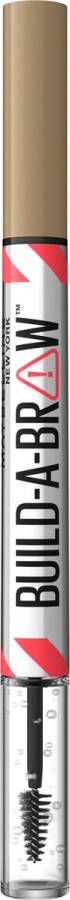 Maybelline Build-a-Brow Wenkbrauwpotlood -gel voor elk type wenkbrauw creëert natuurlijke vollere wenkbrauwen in slechts 2 stappen Blonde