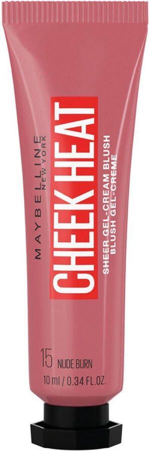 Maybelline Cheek Heat blush 15 Nude Burn 15 g Crème