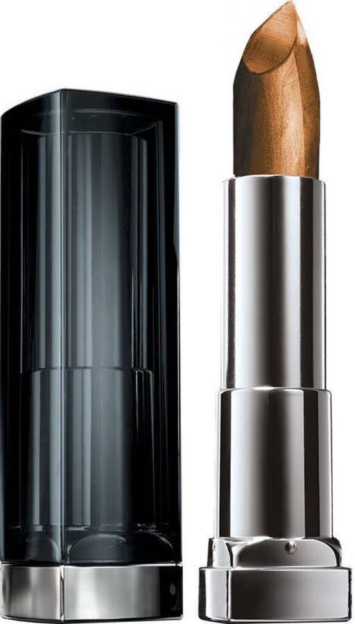 Maybelline Color Sensational Metallics 10 Pure Gold lipstick lippenstift Goud Mat Metalized