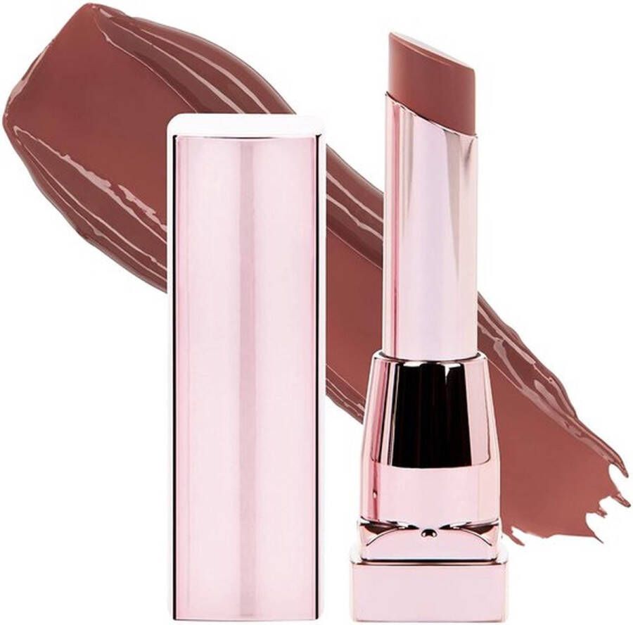 Maybelline Color Sensational Shine Compulsion Lipstick 065 Spicy Mauve Rood Glazend Lippenstift 3 g