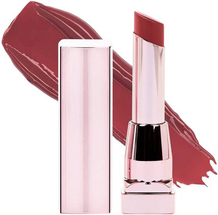 Maybelline Color Sensational Shine Compulsion Lipstick 090 Scarlet Flame Rood Glazend Lippenstift 3 g