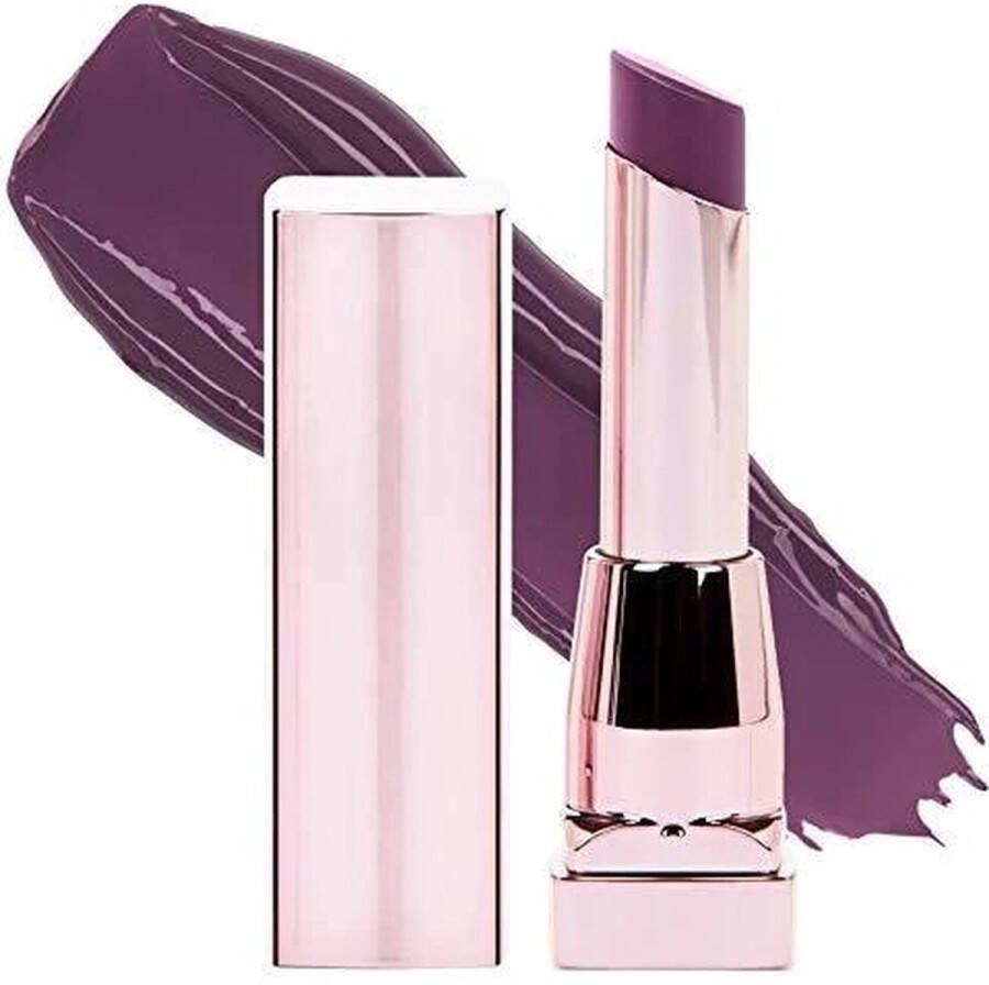 Maybelline Color Sensational Shine Compulsion Lipstick 120 Berry Blackmail Paars Glazend Lippenstift 3 g