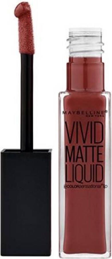 Maybelline Color Sensational Vivid Matte Liquid 37 Coffee Buzz Lipstick lippenstift