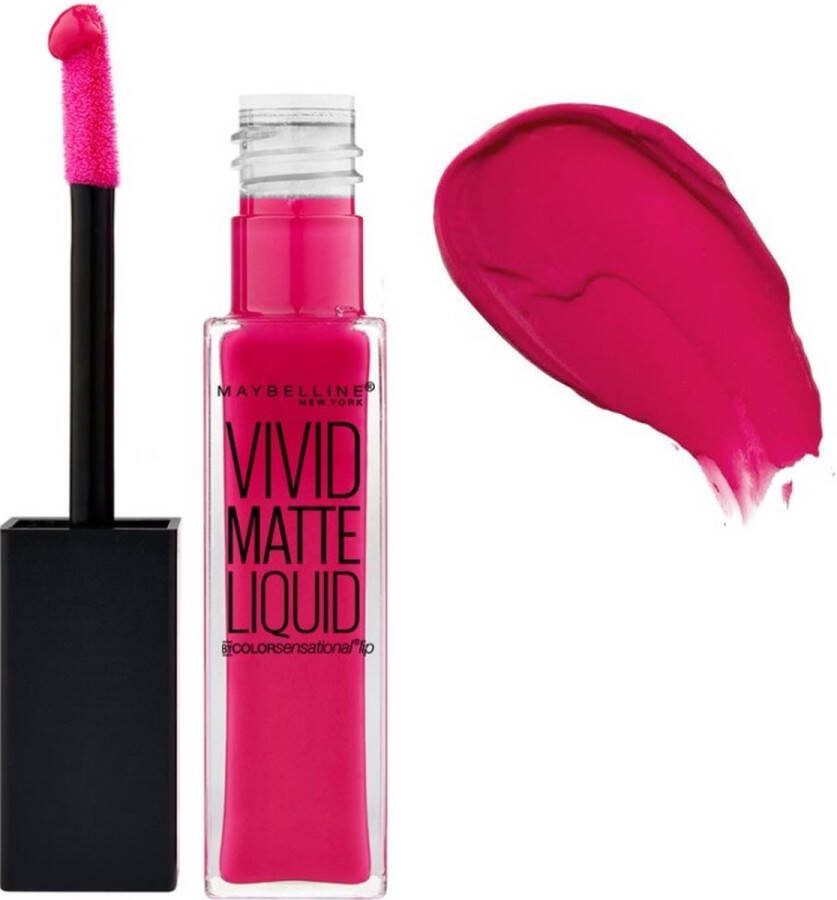 Maybelline Color Sensational Vivid Matte Liquid Lipstick 25 Fuchsia Ecstasy