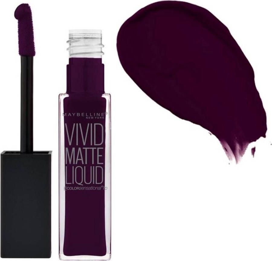Maybelline Color Sensational Vivid Matte Liquid Lipstick 45 Vivid Violet