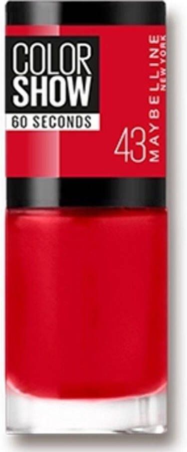 Maybelline Color Show Nagellak 43 Red Apple 7 ml